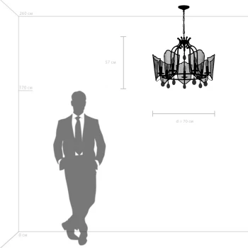 ✔️Люстра Lightstar Castello 744077 купить за 409 800 тенге в Казахстане г. Астане, Алмате, Караганде