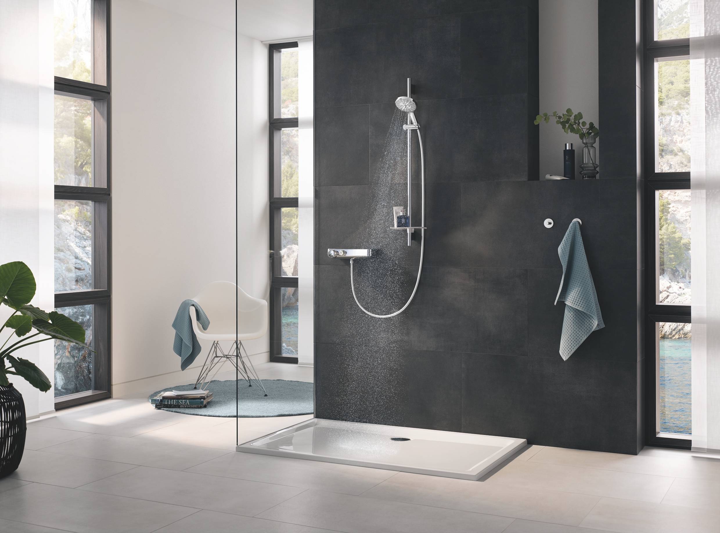 ✔️Душевой гарнитур Grohe Rainshower SmartActive 26548000 купить за 106 000 тенге в Казахстане г. Астане, Алмате, Караганде