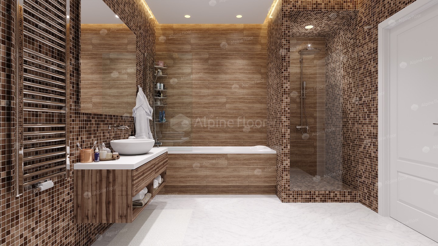 ✔️Виниловый пол Alpine Floor GRAND STONE ЕСО 8-1-1 gloss Дымчатый Лес купить за 10 500 тенге в Казахстане г. Астане, Алмате, Караганде