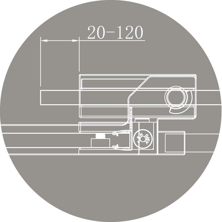 ✔️Душевая дверь в нишу Cezares Slider SLIDER-B-1-90/100-C-NERO купить за 274 600 тенге в Казахстане г. Астане, Алмате, Караганде