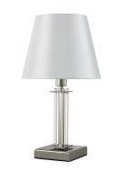 ✔️Настольная лампа Crystal Lux NICOLAS LG1 NICKEL/WHITE купить за 43 600 тенге в Казахстане г. Астане, Алмате, Караганде