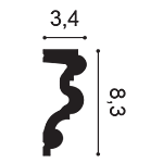 ✔️Молдинг Orac Decor P4025 купить за 15 100 тенге в Казахстане г. Астане, Алмате, Караганде