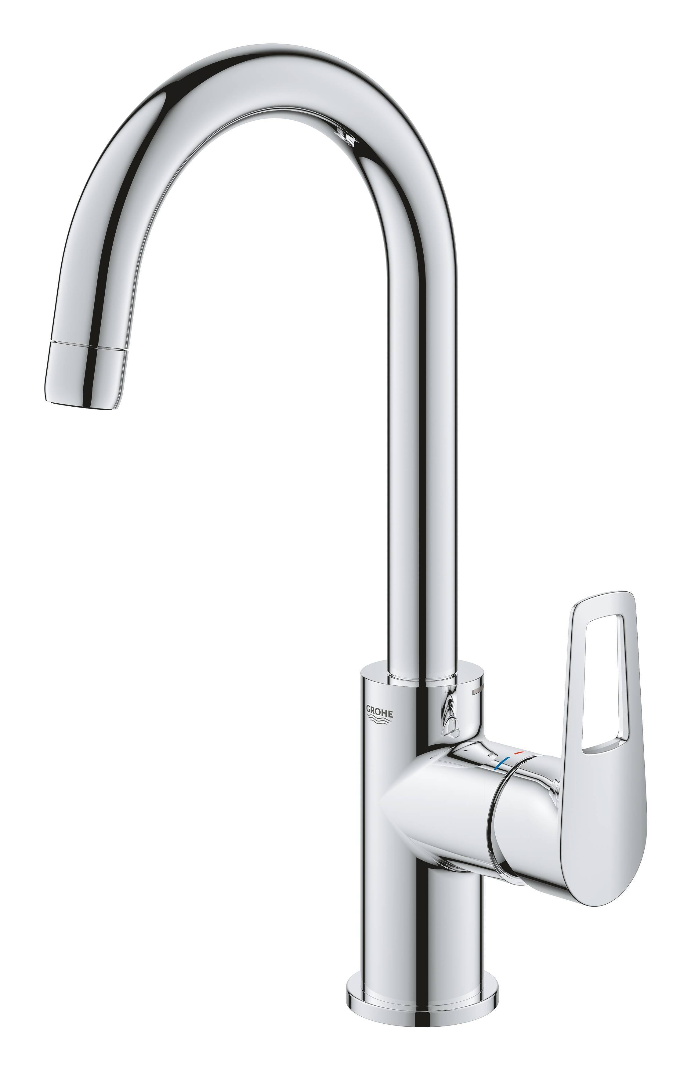 ✔️Смеситель для раковины Grohe BauLoop 23763001 хром купить за 55 800 тенге в Казахстане г. Астане, Алмате, Караганде