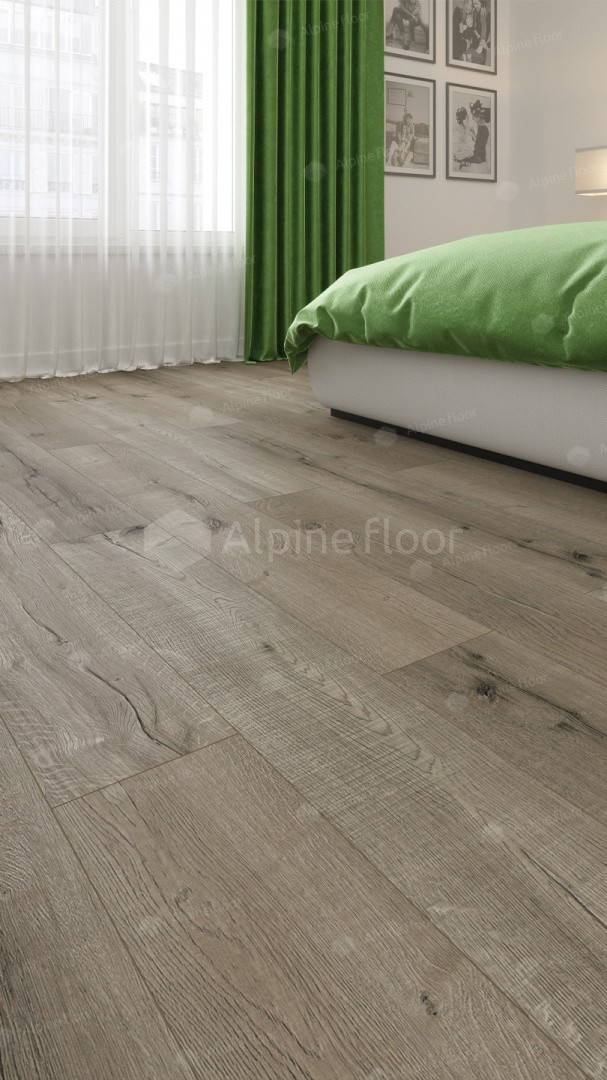 ✔️Виниловый пол Alpine Floor REAL WOOD ЕСО 2-4 Дуб Verdan купить за 17 500 тенге в Казахстане г. Астане, Алмате, Караганде