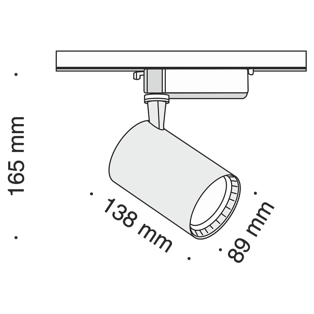 ✔️Трековый светильник Maytoni Track lamps TR003-1-17W3K-W купить за 10 800 тенге в Казахстане г. Астане, Алмате, Караганде