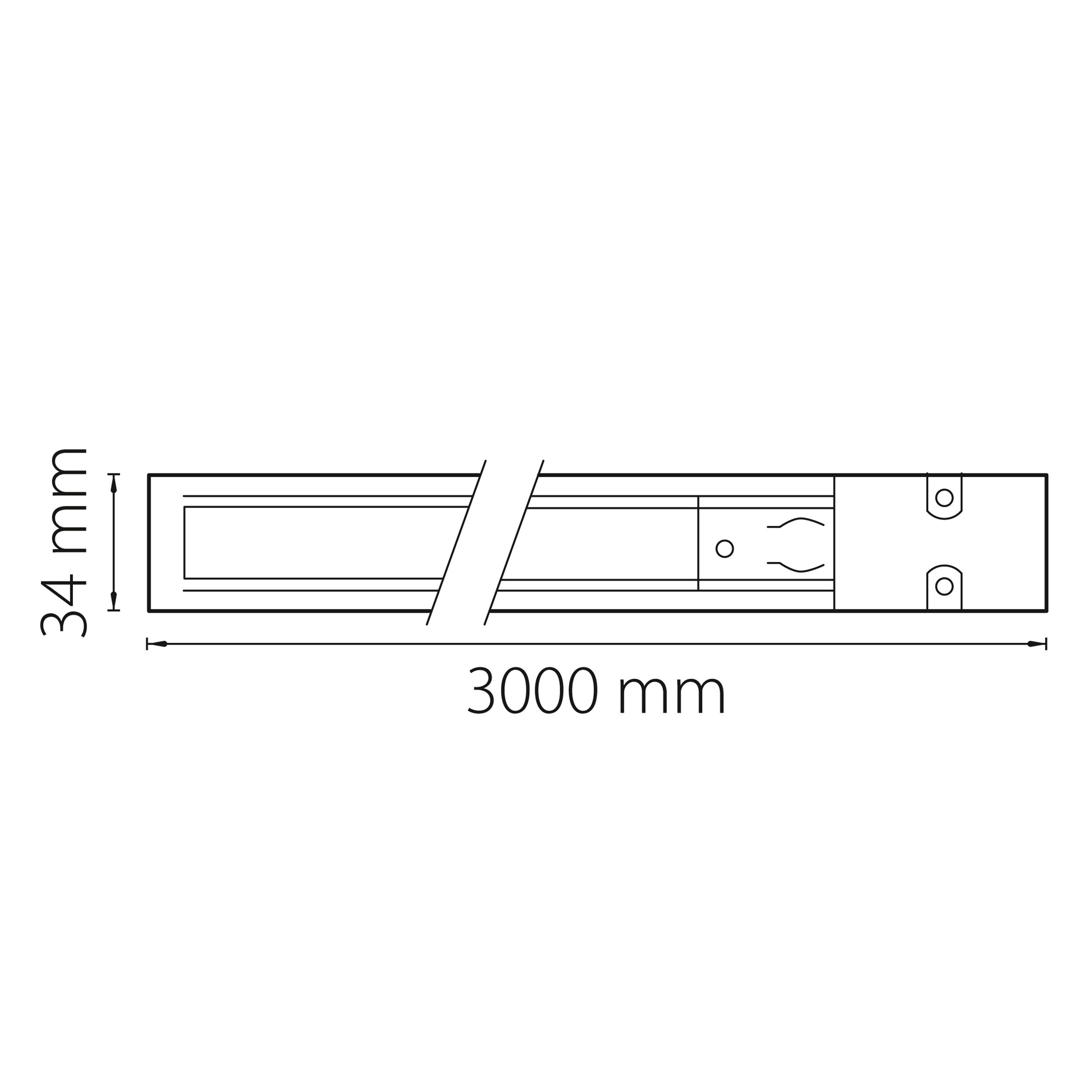 ✔️Шинопровод четырехконтактный трехфазный 3 метра Lightstar Barra 504035 купить за  в Казахстане г. Астане, Алмате, Караганде