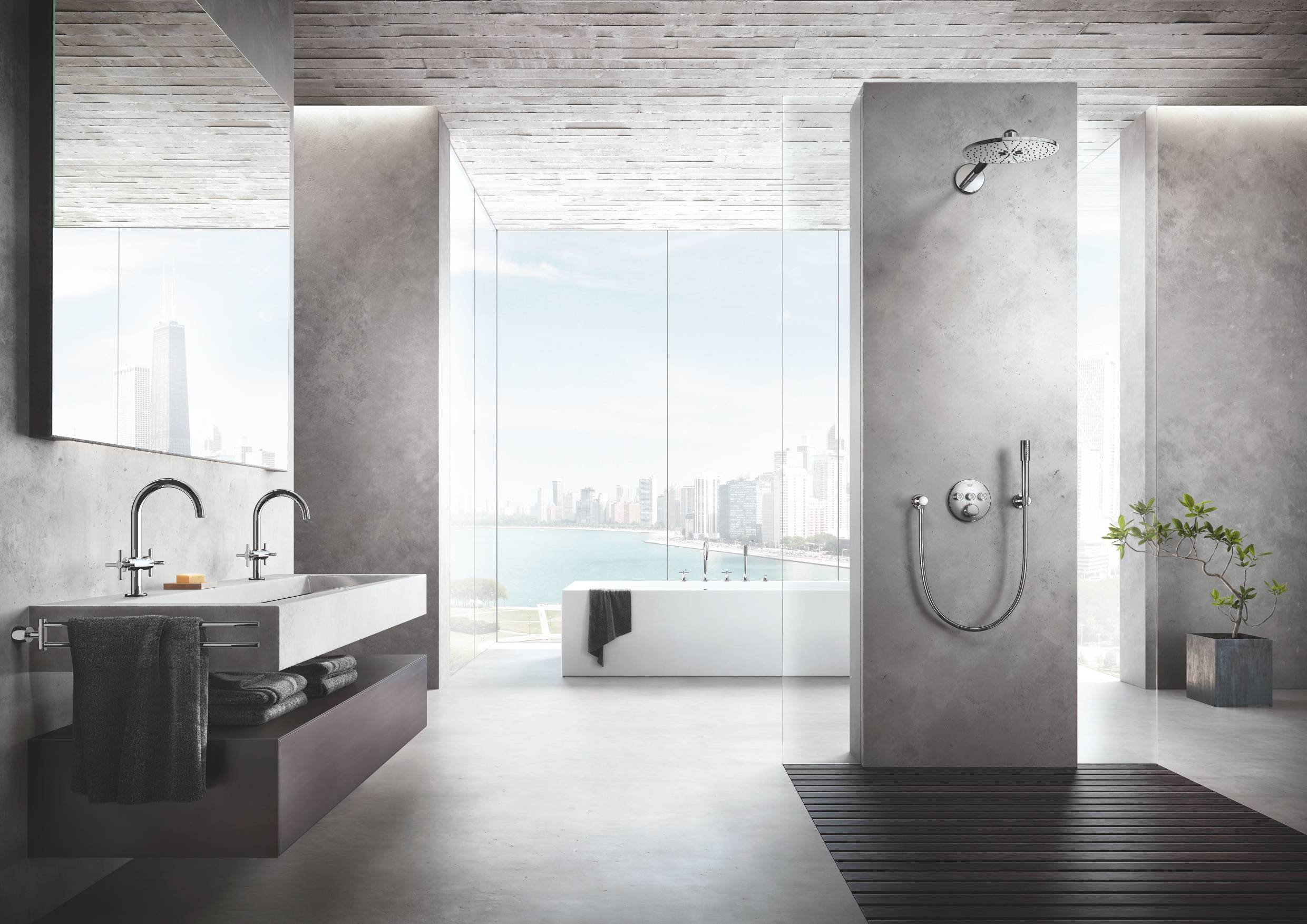 ✔️Смеситель для раковины Grohe Atrio New 21019003 купить за 267 000 тенге в Казахстане г. Астане, Алмате, Караганде