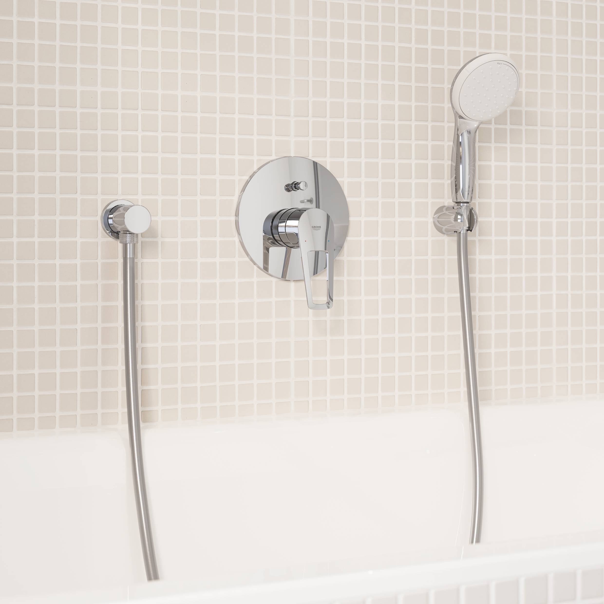 ✔️Смеситель для ванны Grohe BauLoop хром купить за 70 300 тенге в Казахстане г. Астане, Алмате, Караганде