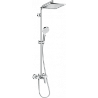 ✔️Душевая система Hansgrohe Crometta E 240 1jet Showerpipe 27284000 купить за 237 900 тенге в Казахстане г. Астане, Алмате, Караганде