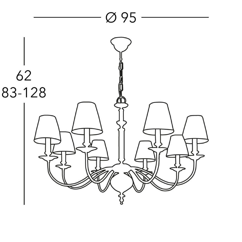 ✔️Люстра KOLARZ ASCOT 0195.88.4 купить за 1 897 700 тенге в Казахстане г. Астане, Алмате, Караганде