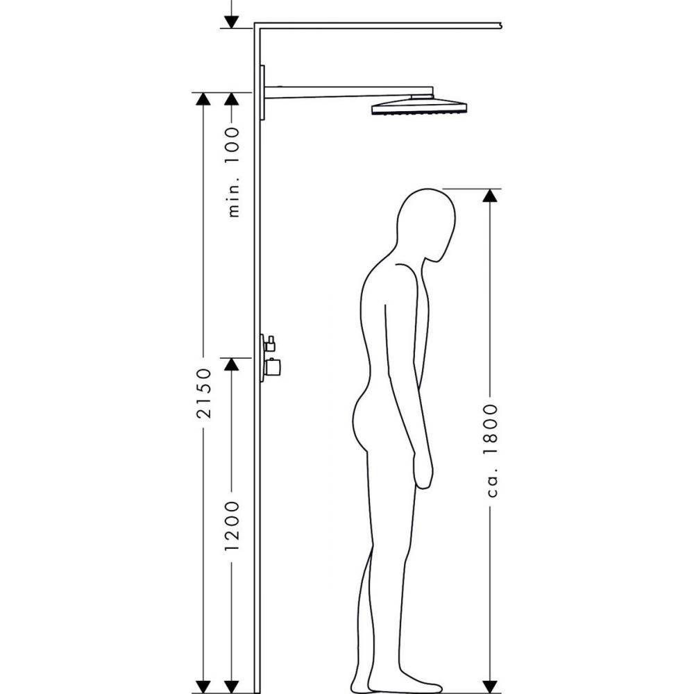 ✔️Верхний душ Hansgrohe Rainmaker Select 460 24003400  купить за 961 800 тенге в Казахстане г. Астане, Алмате, Караганде