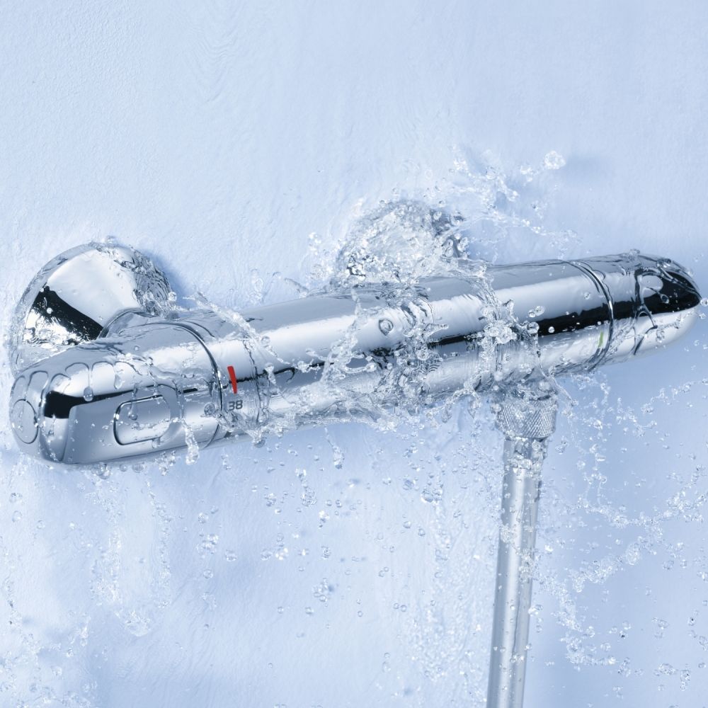 ✔️Термостатический смеситель для душа Grohe Grohtherm 1000 New 34143003 купить за 111 200 тенге в Казахстане г. Астане, Алмате, Караганде