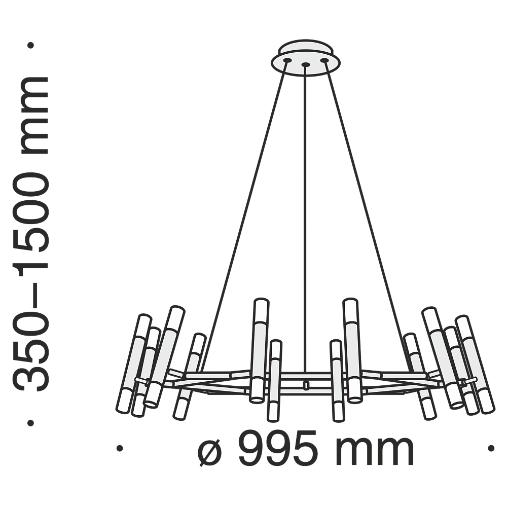 ✔️Люстра Maytoni Vigo MOD031PL-24B купить за 317 600 тенге в Казахстане г. Астане, Алмате, Караганде