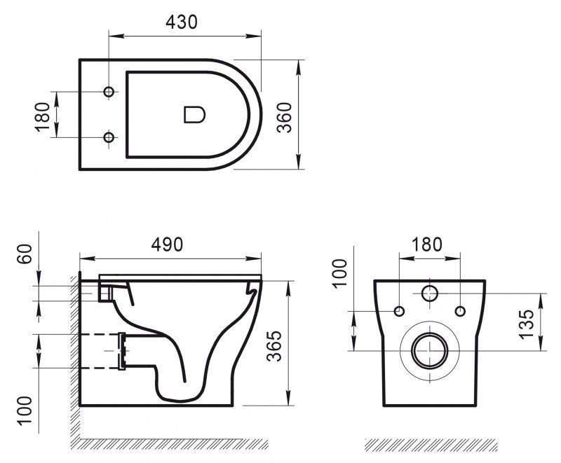 ✔️Подвесной унитаз BelBagno Lucie BB063CHR купить за 98 000 тенге в Казахстане г. Астане, Алмате, Караганде