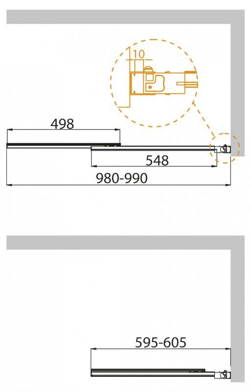 ✔️Шторка на ванну Cezares Slider SLIDER-VF-11-100/150-P-Cr купить за 170 500 тенге в Казахстане г. Астане, Алмате, Караганде