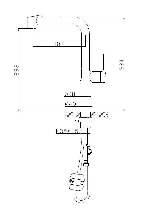 ✔️Смеситель для кухни BelBagno BB-LAM60-IN купить за 73 000 тенге в Казахстане г. Астане, Алмате, Караганде