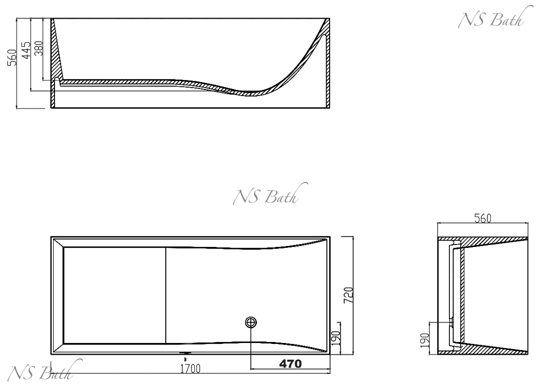 ✔️Ванна NS Bath NSB-17705 купить за 2 622 000 тенге в Казахстане г. Астане, Алмате, Караганде