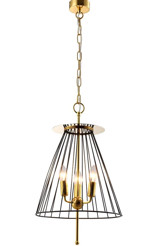 ✔️Подвесной светильник Crystal Lux MODESTO SP3 BLACK/GOLD купить за 46 800 тенге в Казахстане г. Астане, Алмате, Караганде