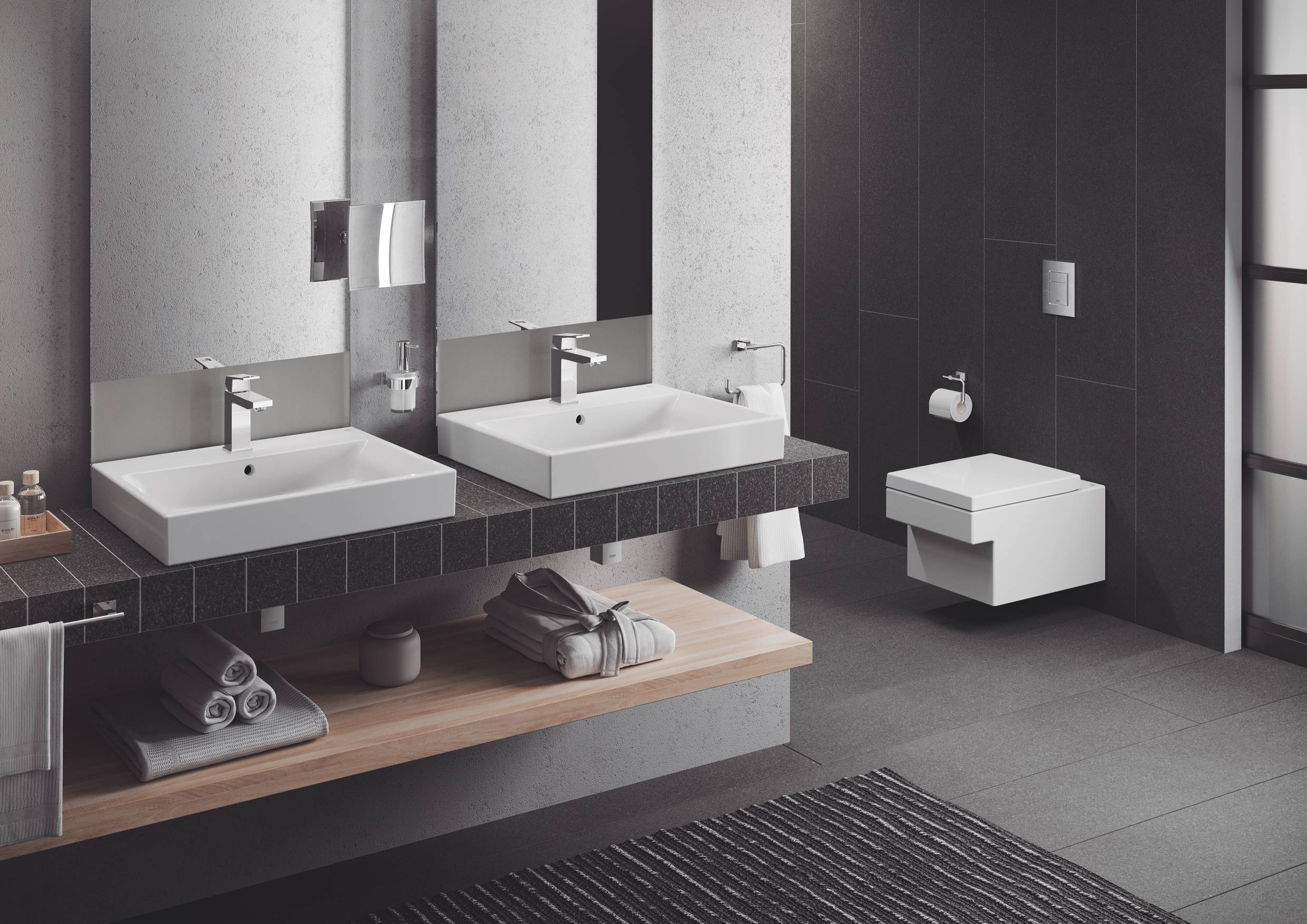 ✔️Раковина Grohe Cube Ceramic 60 см 3947700H купить за 150 500 тенге в Казахстане г. Астане, Алмате, Караганде