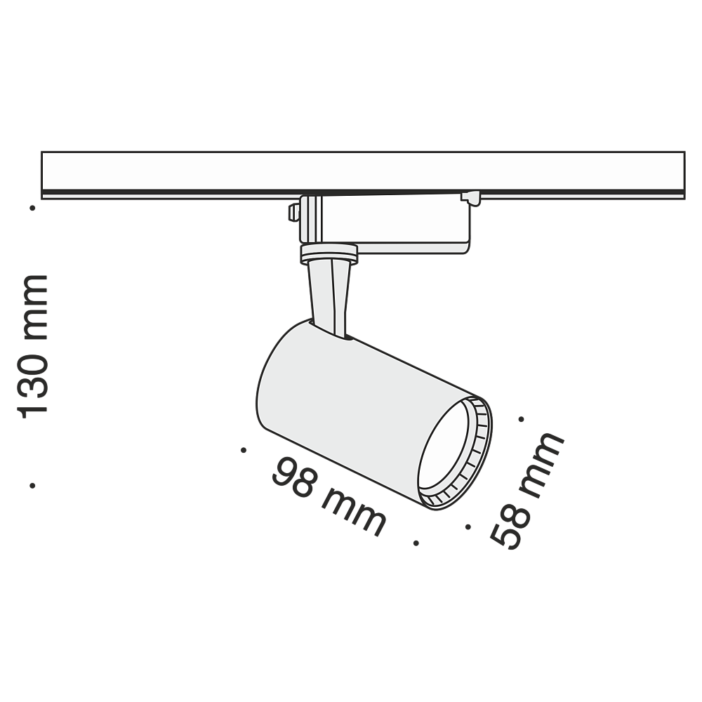 ✔️Трековый светильник Maytoni Track lamps TR003-1-6W4K-W купить за 6 800 тенге в Казахстане г. Астане, Алмате, Караганде