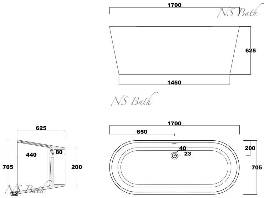 ✔️Ванна NS Bath NSB-17700 купить за 2 804 100 тенге в Казахстане г. Астане, Алмате, Караганде