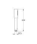 ✔️Ручной душ Grohe Euphoria Cosmopolitan 27367000 купить за 26 100 тенге в Казахстане г. Астане, Алмате, Караганде