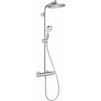 ✔️Душевая система Hansgrohe Crometta S 240 1jet Showerpipe 27267000 купить за 257 700 тенге в Казахстане г. Астане, Алмате, Караганде