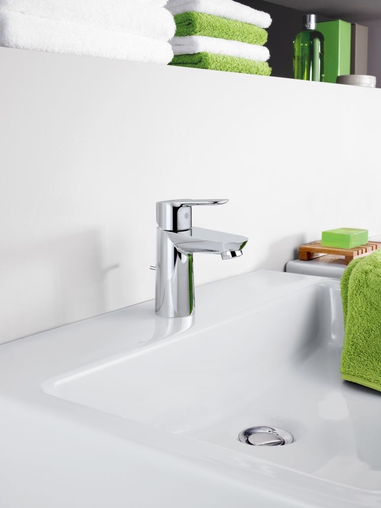 ✔️Смеситель для раковины Grohe Bau Edge 23328000 купить за 36 100 тенге в Казахстане г. Астане, Алмате, Караганде