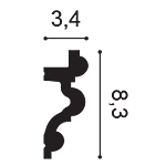 ✔️Карниз Orac Decor C324 купить за 15 100 тенге в Казахстане г. Астане, Алмате, Караганде