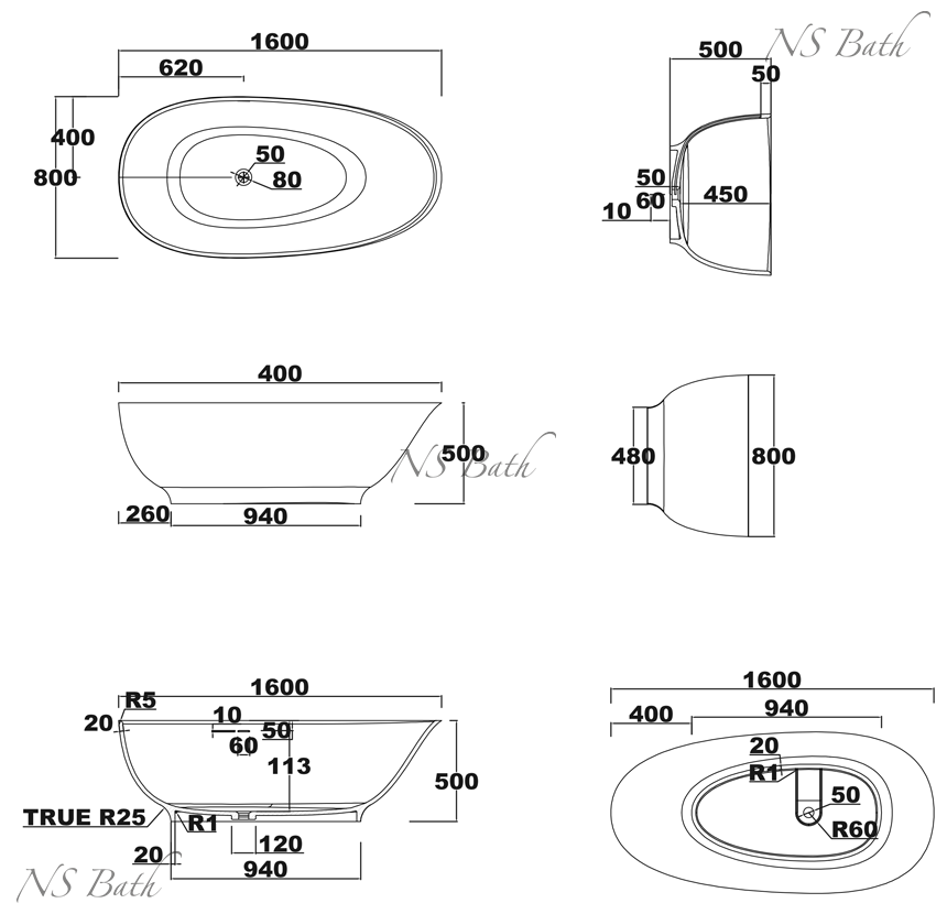 ✔️Ванна NS Bath NSB-16801 купить за 2 403 500 тенге в Казахстане г. Астане, Алмате, Караганде