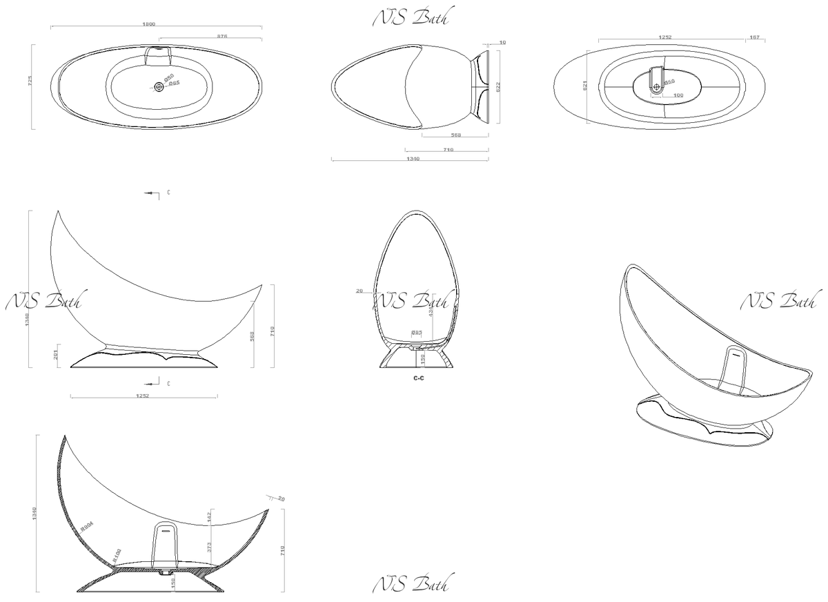 ✔️Ванна NS Bath NSB-18725 купить за 4 952 600 тенге в Казахстане г. Астане, Алмате, Караганде