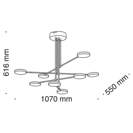 ✔️Люстра Maytoni Fad MOD070PL-L48B3K купить за 296 600 тенге в Казахстане г. Астане, Алмате, Караганде