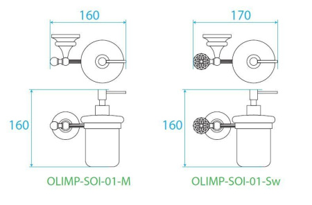 ✔️Дозатор для жидкого мыла подвесной Cezares Olimp OLIMP-SOI-02-Sw купить за 135 000 тенге в Казахстане г. Астане, Алмате, Караганде