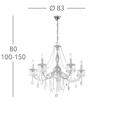 ✔️Люстра KOLARZ PISANI CRYSTAL 1301.85.3.SpT купить за 3 185 000 тенге в Казахстане г. Астане, Алмате, Караганде