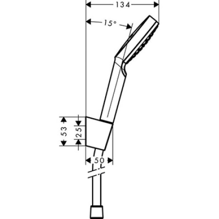 ✔️Душевой гарнитур Hansgrohe Crometta 26690400 купить за 19 500 тенге в Казахстане г. Астане, Алмате, Караганде