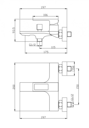 ✔️Смеситель для ванны BelBagno LUC-VAS-ORO купить за 85 400 тенге в Казахстане г. Астане, Алмате, Караганде