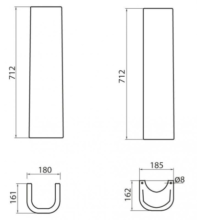 ✔️Чаша раковины Belbagno SABRINA BB122L купить за 57 100 тенге в Казахстане г. Астане, Алмате, Караганде