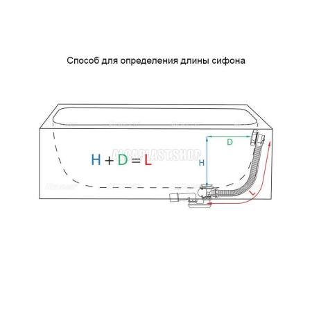 ✔️Сифон для ванны с напуском воды через перелив Alcaplast A564CRM1-80 хром купить за 58 000 тенге в Казахстане г. Астане, Алмате, Караганде