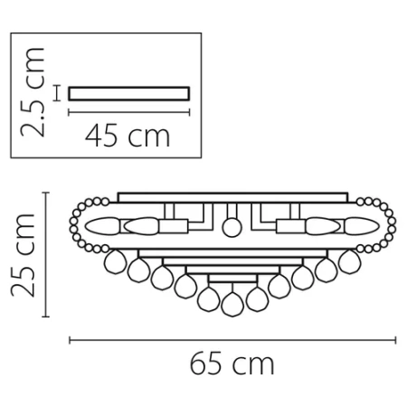 ✔️Люстра Osgona Monile 704174 купить за 552 000 тенге в Казахстане г. Астане, Алмате, Караганде