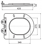 Сидение для унитаза BB062SC-GR