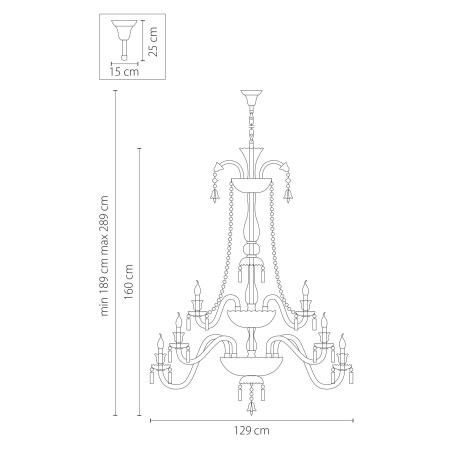 ✔️Люстра Osgona Campana 716364 купить за 4 002 600 тенге в Казахстане г. Астане, Алмате, Караганде