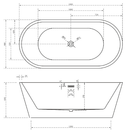 ✔️Акриловая ванна  ABBER AB9203-1.5 купить за 465 700 тенге в Казахстане г. Астане, Алмате, Караганде