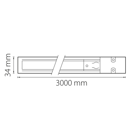 ✔️Шинопровод четырехконтактный трехфазный 3 метра Lightstar Barra 504035 купить за  в Казахстане г. Астане, Алмате, Караганде