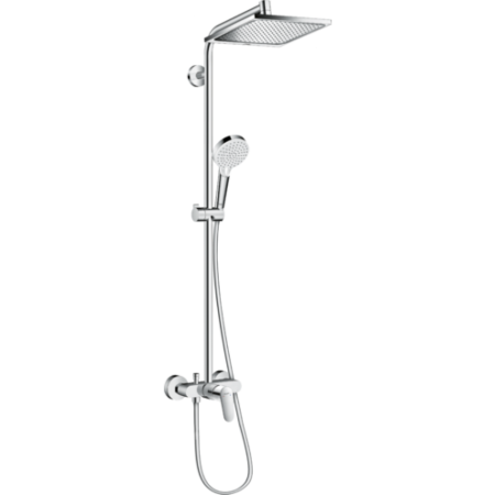 ✔️Душевая система Hansgrohe Crometta E 240 1jet Showerpipe 27284000 купить за 237 900 тенге в Казахстане г. Астане, Алмате, Караганде