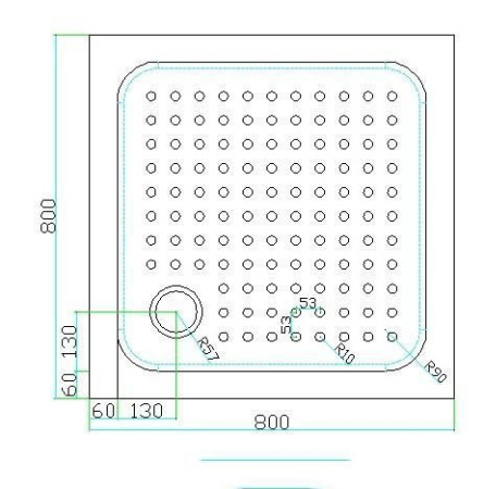 ✔️Поддон акриловый Cezares TRAY-A-A-80-15-W купить за 139 300 тенге в Казахстане г. Астане, Алмате, Караганде