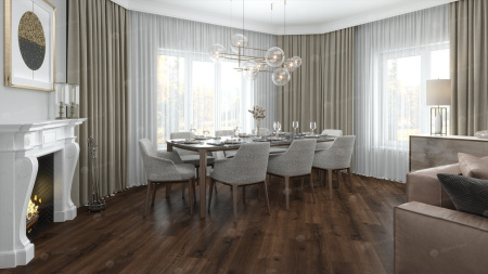 ✔️Виниловый пол Alpine Floor REAL WOOD ЕСО 2-2 Дуб Мокка купить за 17 500 тенге в Казахстане г. Астане, Алмате, Караганде