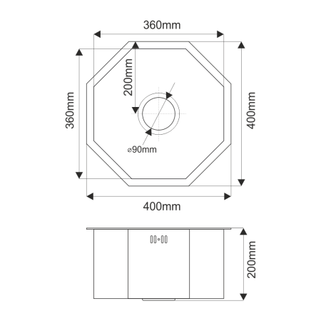 ✔️Кухонная мойка MELANA D400B, черный купить за 311 200 тенге в Казахстане г. Астане, Алмате, Караганде