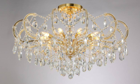 ✔️Люстра Crystal Lux HOLLYWOOD SP-PL10 GOLD D1000 купить за 356 400 тенге в Казахстане г. Астане, Алмате, Караганде