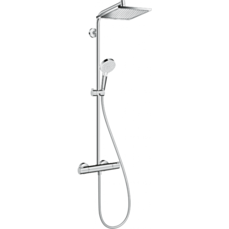 ✔️Душевая система Hansgrohe Crometta Е 240 1jet Showerpipe 27271000 купить за 263 000 тенге в Казахстане г. Астане, Алмате, Караганде