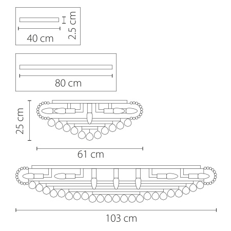 ✔️Люстра Osgona Monile 704212 купить за 1 338 400 тенге в Казахстане г. Астане, Алмате, Караганде